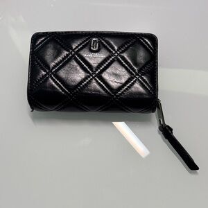 Marc Jacobs Black Quilted Wallet